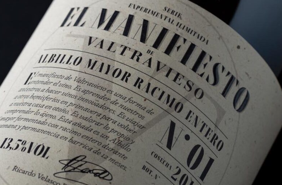 El Manifiesto: de los vinos más experimentales de Valtravieso 1