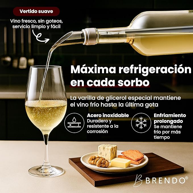Set Brendo 8 en 1 - El Vino servido a la Temperatura Exacta 2
