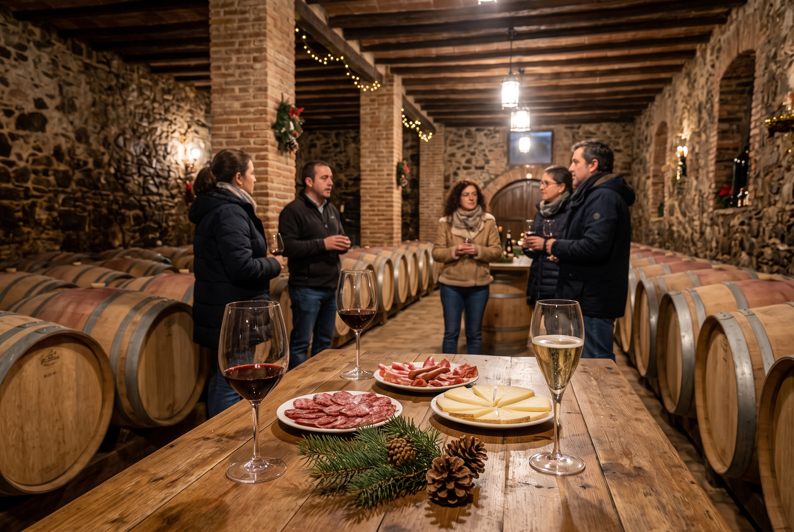 Enoturismo navideño: Rutas entre barricas y maridajes para la mesa festiva 1 Enoturismo navideño: Rutas entre barricas y maridajes para la mesa festiva 1